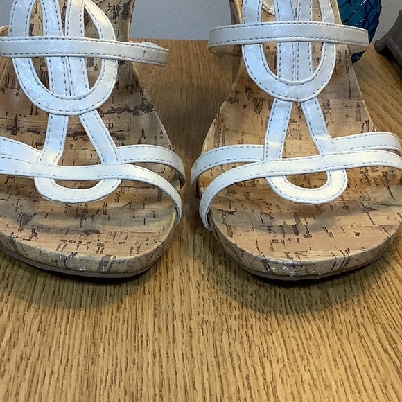 Unlisted Cork Wedge Sandal (Opaque White - Sz 10M) - Picture 4 of 9